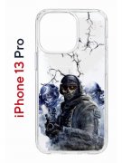 Чехол-накладка Apple iPhone 13 Pro (606543) Kruche PRINT Call of Duty