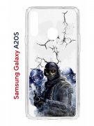 Чехол-накладка Samsung Galaxy A20S (588937) Kruche PRINT Call of Duty