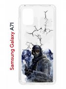 Чехол-накладка Samsung Galaxy A71 (582679) Kruche PRINT Call of Duty