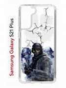Чехол-накладка Samsung Galaxy S21 Plus (594681) Kruche PRINT Call of Duty