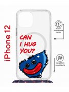 Чехол-накладка Apple iPhone 12  (598927) Kruche PRINT CAN I HUG YOU
