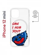 Чехол-накладка iPhone 12 mini Kruche Magnet Print Can i hug you
