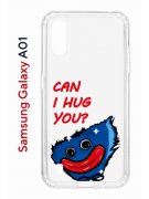 Чехол-накладка Samsung Galaxy A01/A015 (583858) Kruche PRINT CAN I HUG YOU