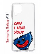 Чехол-накладка Samsung Galaxy A12/M12 Kruche Print CAN I HUG YOU