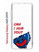 Чехол-накладка Samsung Galaxy A20 2019/A30 2019 Kruche Print CAN I HUG YOU
