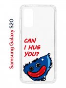 Чехол-накладка Samsung Galaxy S20 (582682) Kruche PRINT CAN I HUG YOU