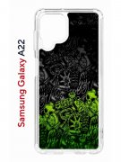 Чехол-накладка Samsung Galaxy A22 (606545) Kruche PRINT Garage