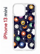 Чехол-накладка Apple iPhone 13 mini (606541) Kruche PRINT Виниловые пластинки