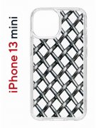 Чехол-накладка Apple iPhone 13 mini (606541) Kruche PRINT Стальная сетка