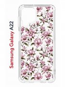 Чехол-накладка Samsung Galaxy A22/M22/M32 Kruche Print Нежность