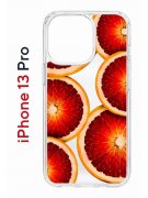 Чехол-накладка Apple iPhone 13 Pro (606543) Kruche PRINT Orange