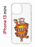Чехол-накладка iPhone 13 mini Kruche Print Felix Felicis