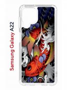 Чехол-накладка Samsung Galaxy A22 (606545) Kruche PRINT Кои