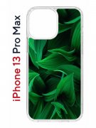 Чехол-накладка iPhone 13 Pro Max Kruche Print Grass