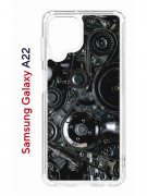 Чехол-накладка Samsung Galaxy A22 (606545) Kruche PRINT Двигатель