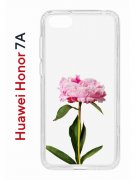 Чехол-накладка Huawei Honor 7A (582681) Kruche PRINT Пион