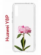 Чехол-накладка Huawei Y8P/Honor 30i/Huawei P Smart S 2020 Kruche Print Пион