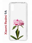 Чехол-накладка Xiaomi Redmi 9A Kruche Print Пион