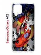 Чехол-накладка Samsung Galaxy A12/M12 (608589) Kruche Print Кои