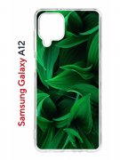 Чехол-накладка Samsung Galaxy A12/M12 (608589) Kruche Print Grass