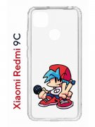 Чехол-накладка Xiaomi Redmi 9C Kruche Print FNF Boyfrend