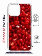 Чехол-накладка Apple iPhone 12 Pro Max (598924) Kruche PRINT Гранат