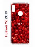 Чехол-накладка Huawei Y6 2019 (580675) Kruche PRINT Гранат