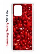 Чехол-накладка Samsung Galaxy S10 Lite (582683) Kruche PRINT Гранат