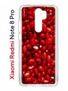 Чехол-накладка Xiaomi Redmi Note 8 Pro (585138) Kruche PRINT Гранат