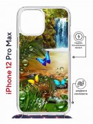 Чехол-накладка Apple iPhone 12 Pro Max (598924) Kruche PRINT Водопад