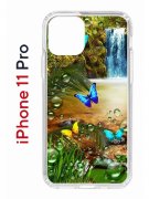 Чехол-накладка iPhone 11 Pro Kruche Print Водопад