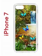 Чехол-накладка iPhone 7/8/SE (2020) Kruche Print Водопад