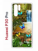 Чехол-накладка Huawei P30 Pro (580674) Kruche PRINT Водопад