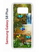 Чехол-накладка Samsung Galaxy S8 Plus Kruche Print Водопад