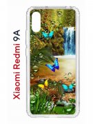 Чехол-накладка Xiaomi Redmi 9A Kruche Print Водопад