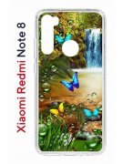 Чехол-накладка Xiaomi Redmi Note 8 Kruche Print Водопад