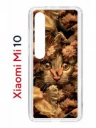 Чехол-накладка Xiaomi Mi 10 (593959) Kruche PRINT Котик с рыбками