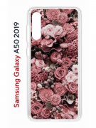 Чехол-накладка Samsung Galaxy A50 2019/A50S 2019/A30S 2019 Kruche Print цветы