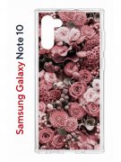 Чехол-накладка Samsung Galaxy Note 10 (580651) Kruche PRINT цветы
