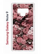 Чехол-накладка Samsung Galaxy Note 9 Kruche Print цветы