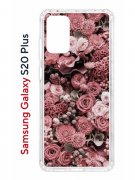 Чехол-накладка Samsung Galaxy S20 Plus Kruche Print цветы