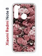 Чехол-накладка Xiaomi Redmi Note 8  (580659) Kruche PRINT цветы