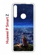 Чехол-накладка Huawei P Smart Z/Y9 Prime 2019/Honor 9X Kruche Print Ночные Огни