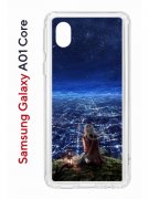 Чехол-накладка Samsung Galaxy A01 Core (593952) Kruche PRINT Ночные Огни
