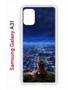 Чехол-накладка Samsung Galaxy A31 Kruche Print Ночные Огни