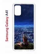 Чехол-накладка Samsung Galaxy A41 (587678) Kruche PRINT Ночные Огни