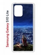 Чехол-накладка Samsung Galaxy S10 Lite (582683) Kruche PRINT Ночные Огни