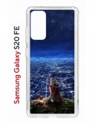 Чехол-накладка Samsung Galaxy S20 FE Kruche Print Ночные Огни