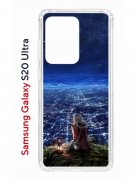 Чехол-накладка Samsung Galaxy S20 Ultra (582689) Kruche PRINT Ночные Огни
