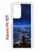 Чехол-накладка Xiaomi Mi 10T/Mi 10T Pro Kruche Print Ночные Огни